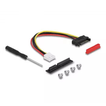 DeLOCK M.2 Key A+E to PCIe x4 NVMe adapteris ar leņķa savienotāju un 20 cm kabeli