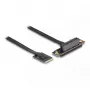 DeLOCK M.2 Key A+E to PCIe x4 NVMe adapteris ar leņķa savienotāju un 20 cm kabeli