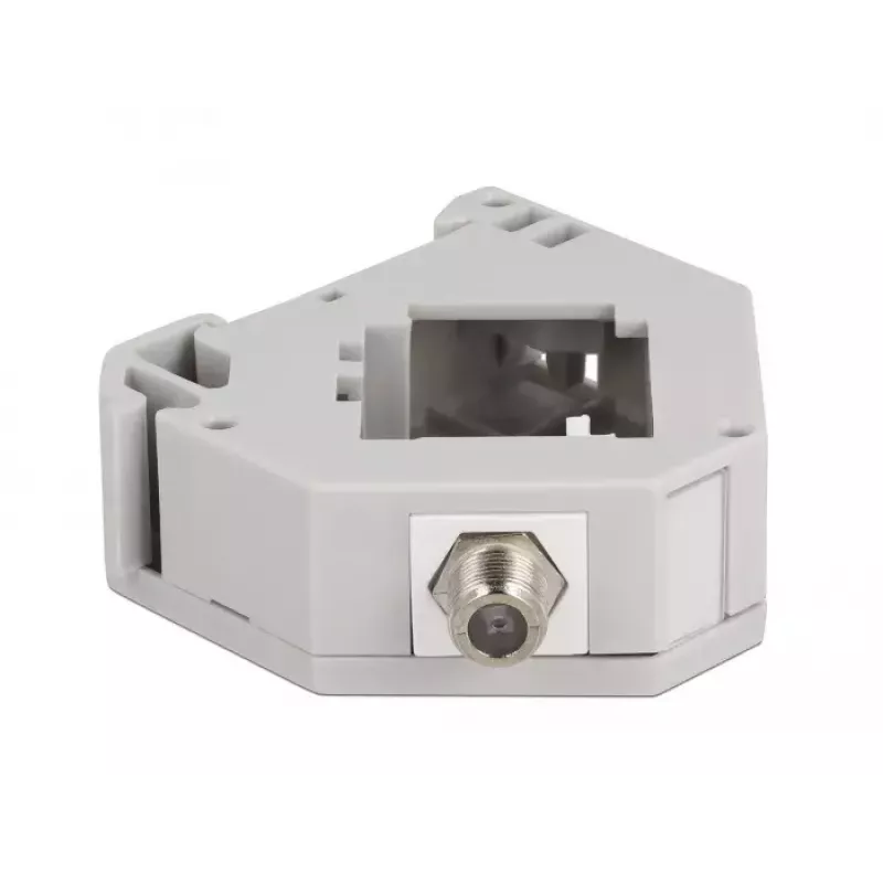 Keystone modulis DELOCK 87160 — F savienotājs uz F savienotāju, pelēks, 60,1×59,4×21,6 mm