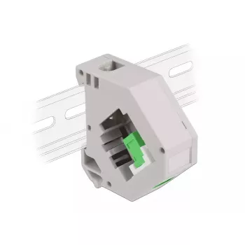Keystone modulis DELOCK 87165 — SC uz SC adapteris, zaļš/pelēks/baltss, 60.1×59.4×21.6 mm