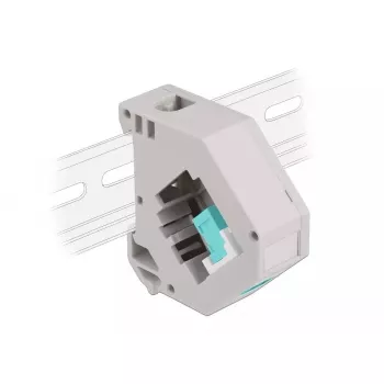 Delock 87173 Keystone SC Simplex uz SC Simplex adapteris DIN sliedei, Aqua