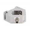 DeLOCK DIN sliedes adapteris ST Simplex ligzda uz ST Simplex ligzda pelēks