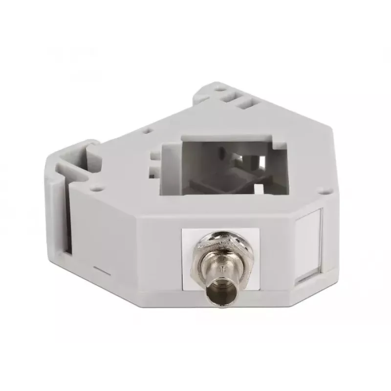 DeLOCK DIN sliedes adapteris ST Simplex ligzda uz ST Simplex ligzda pelēks