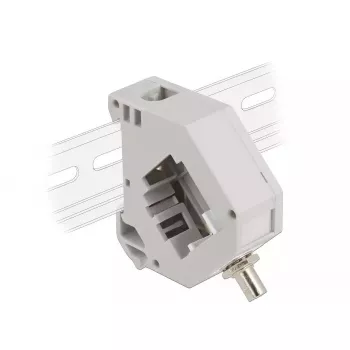 DeLOCK DIN sliedes adapteris ST Simplex ligzda uz ST Simplex ligzda pelēks