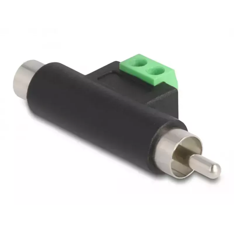 DeLOCK RCA vīrišķais un RCA sievišķais uz spaiļu bloka adapteris 66056