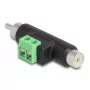 DeLOCK RCA vīrišķais un RCA sievišķais uz spaiļu bloka adapteris 66056