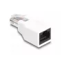 DeLOCK 88002 savienotāju adapteris RJ50 Balts