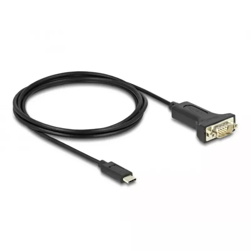 DeLOCK adapteris USB Type-C uz RS-232 D-Sub 9 pin vīrišķais 2 m