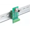 DeLOCK M12 pārejas moduļa adapteris, 8 kontaktu A-kodēta sievišķā ligzda uz 9 kontaktu spaiļu bloku