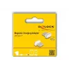 DeLOCK 66588 kabeļa pieslēguma adapteris magnētisks USB C zelts balts