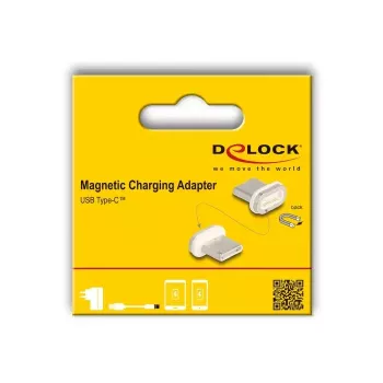 DeLOCK 66588 kabeļa pieslēguma adapteris magnētisks USB C zelts balts