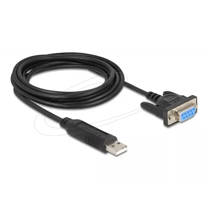 DeLOCK 67382 USB 2.0 uz RS-232 DB9 sērijas adapteris 1,8 m