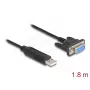 DeLOCK 67382 USB 2.0 uz RS-232 DB9 sērijas adapteris 1,8 m