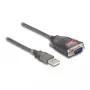 DeLOCK Adapteris USB 2.0 Type-A uz Serial RS-232 D-Sub 9 kontaktu tēviņš 0.2 m