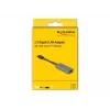DeLOCK 66248 kabeļa dzimuma mainītājs RJ-45 USB C pelēks 0,09 m
