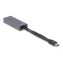 DeLOCK 66248 kabeļa dzimuma mainītājs RJ-45 USB C pelēks 0,09 m