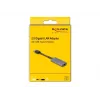 DeLOCK 66247 kabeļa dzimuma mainītājs RJ-45 USB A pelēks 0.09 m