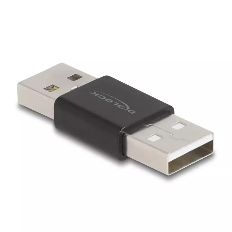 DeLOCK adaptera dzimuma mainītājs USB 2.0 Tipa-A vīrišķais-vīrišķais metāla