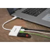 Manhattan USB-C dokstacija/sadalītājs, porti (x4): USB-A (x3) un USB-C, 5 Gbps (USB 3.2 Gen1 jeb USB 3.0), ar strāvas padevi (60W) uz USB-C portu (piezīme: nepieciešams papildu USB-C sienas lādētājs un USB-C kabelis), universāls visām ierīcēm, SuperSpeed USB, 3 gadu garantija