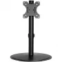 Techly ICA-LCD 401 monitora stiprinājums / statīvs 81.3 cm (32 collas) Galda, Melns