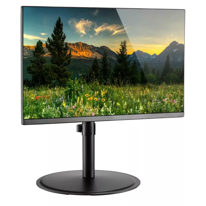 Techly ICA-LCD 401 monitora stiprinājums / statīvs 81.3 cm (32 collas) Galda, Melns