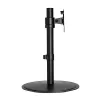 Techly ICA-LCD 401 monitora stiprinājums / statīvs 81.3 cm (32 collas) Galda, Melns