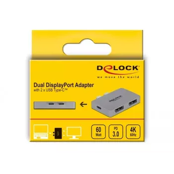 Dual DisplayPort Adapter DeLOCK 64001 for MacBook