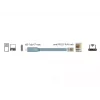 Seriālais kabelis DeLOCK 89892 USB 2.0 Type-A RJ45 Pelēks 5m