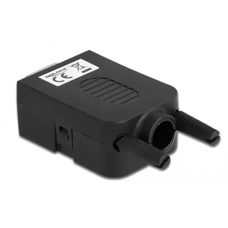 Vadu savienotājs DeLOCK 66258 VGA 15-pin 10 kontaktu spaiļu bloks melns