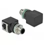 Kabeļa savienotāja pārveidotājs DeLOCK 66315 M12 RJ45 Melns