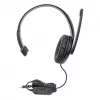 Manhattan Mono Over-Ear Headset (USB), Microphone Boom (padded), Retail Box Packaging, Adjustable Headband, In-Line Volume Control, Ear Cushion, USB-A for both sound and mic use, kabelis 1.5m, Three Year Warranty