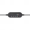 Manhattan Mono Over-Ear Headset (USB), Microphone Boom (padded), Retail Box Packaging, Adjustable Headband, In-Line Volume Control, Ear Cushion, USB-A for both sound and mic use, kabelis 1.5m, Three Year Warranty