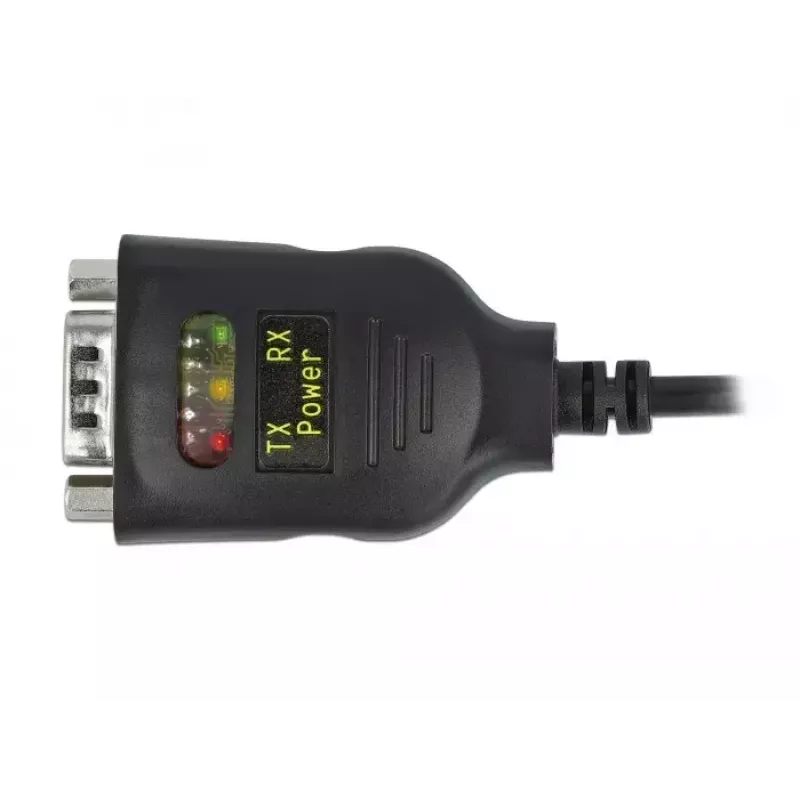 Seriālais kabelis DeLOCK 90494 USB Type-C RS-232 DB9 Melns 0,35 m