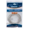Intellinet tīkla pieslēguma kabelis, Cat6, 15 m, pelēks, CCA, U/UTP, PVC, RJ45, apzeltīti kontakti, bez aizķeršanās, ar aizsarguzmavu, mūža garantija