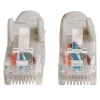 Intellinet tīkla savienojuma kabelis, Cat6, 20m, pelēks, CCA, U/UTP, PVC, RJ45, zelta pārklājuma kontakti, bez aizķeršanās, ar aizsargapvalku, mūža garantija