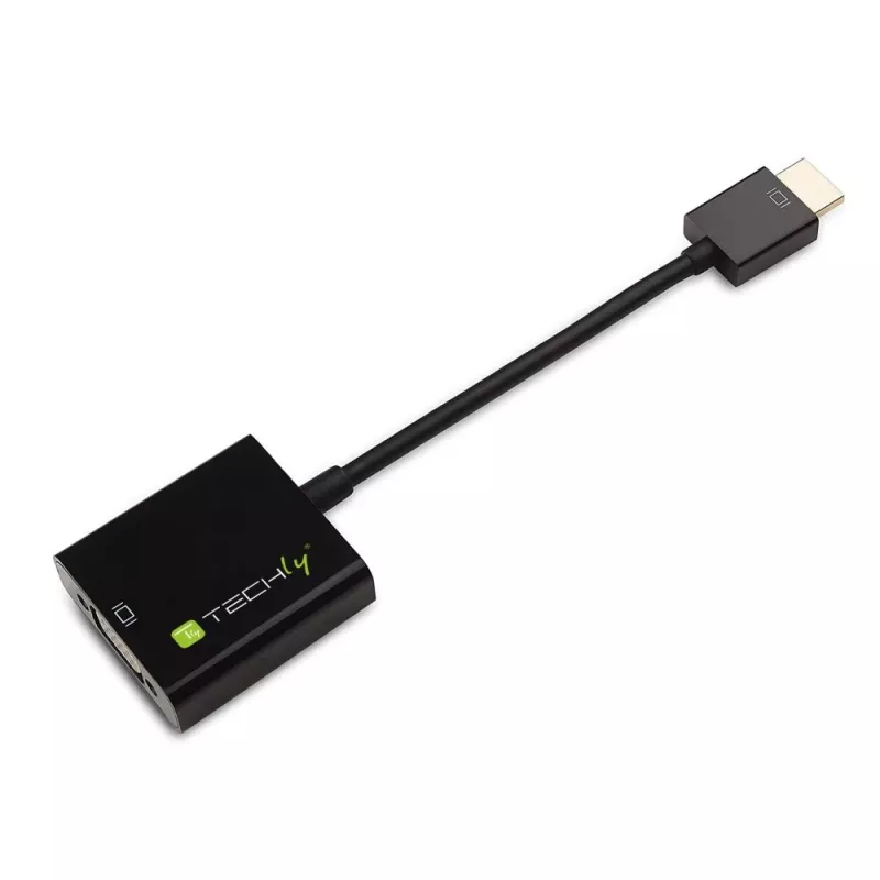 Techly pārveidotājs HDMI Mini C uz VGA IDATA HDMI-VGA4, VGA (D-Sub), HDMI Type C (Mini), vīrišķais, sievišķais, 1920 x 1080 pikseļi, 1080p, 720p, 480p