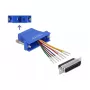 Montāžas komplekts D-Sub 25 kontaktu vīrišķais uz RJ45 sievišķais DeLOCK 66648