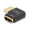 DeLOCK HDMI adapteris, vīrišķais–sievišķais, 90° leņķī, 8K 60 Hz, metāla