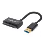 Manhattan USB-A uz SATA 2.5 collu adaptera kabelis, 42 cm, vīrietis-vīrietis, 5 Gbps (USB 3.2 Gen1, saukts arī par USB 3.0), atbalsta 48 bitu LBA, SuperSpeed USB, trīs gadu garantija