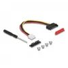 DeLOCK M.2 A+E atslēgas uz PCIe x1 NVMe adapteris, leņķveida 20 cm kabelis
