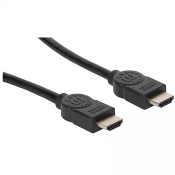 Manhattan HDMI 8K@60Hz kabelis ar Ethernet, 2 m, sertificēts, piemērots VISIEM 8K, 4K un 1080p/HD lietojumiem – jauninot tagad vai sagatavojot nākotnes vajadzībām, vīriešu pret vīriešu, melns, 4K@120Hz, mūža garantija, īpaši liels ātrums