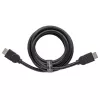 Manhattan HDMI 8K@60Hz kabelis ar Ethernet, 2 m, sertificēts, piemērots VISIEM 8K, 4K un 1080p/HD lietojumiem – jauninot tagad vai sagatavojot nākotnes vajadzībām, vīriešu pret vīriešu, melns, 4K@120Hz, mūža garantija, īpaši liels ātrums