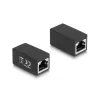 DeLOCK Adapter RJ45 ligzda uz RJ45 ligzda Cat.6 melns