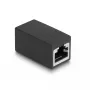 DeLOCK Adapter RJ45 ligzda uz RJ45 ligzda Cat.6 melns