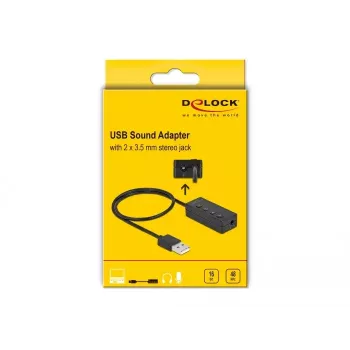 USB austiņu un mikrofona adapteris DeLOCK 66731