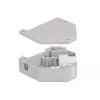 Keystone modulis DELOCK 87163 — USB A uz USB A, pelēks/baltss, 60,1×59,4×21,6 mm