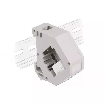 Keystone modulis DELOCK 87163 — USB A uz USB A, pelēks/baltss, 60,1×59,4×21,6 mm