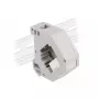 Keystone modulis DELOCK 87163 — USB A uz USB A, pelēks/baltss, 60,1×59,4×21,6 mm