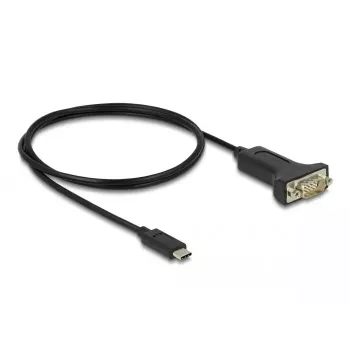 DeLOCK Adapter USB Type-C uz RS-232 D-Sub 9 kontaktu tēviņš 1 m