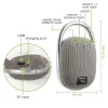 Techly ICASBL321GR pārnēsājamais/ballīšu skaļrunis Mono portatīvais skaļrunis Pelēks 5 W